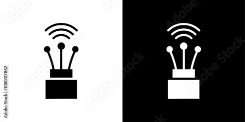 Fiber optic cable icon linear logo isolated