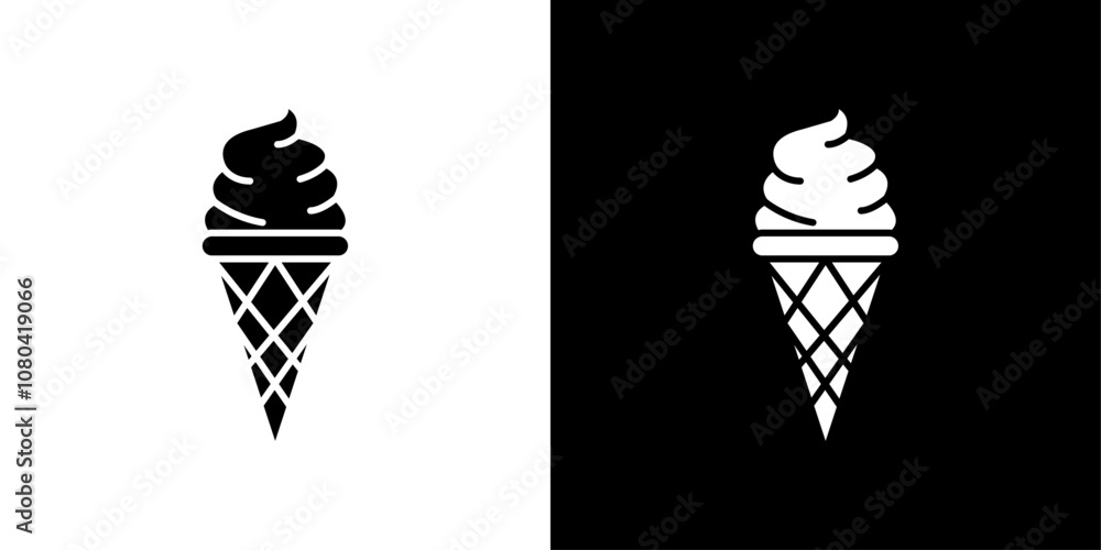 ice cream cone icon linear logo isolated ice cream cone icon linear logo isolated