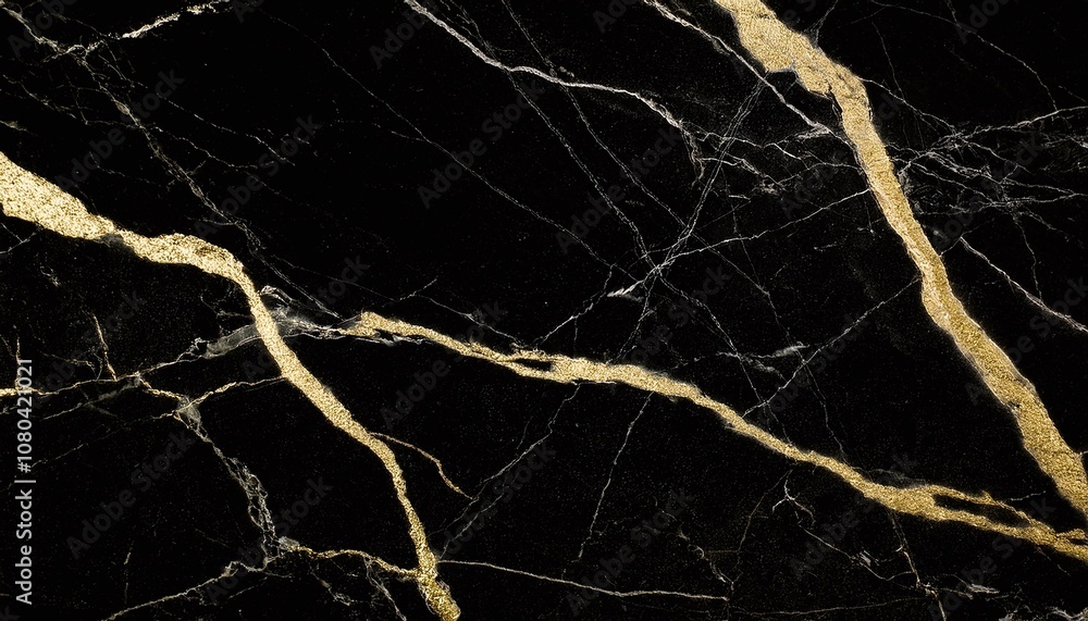 Golden Lines on a Black Canvas Golden Lines on a Black Canvas