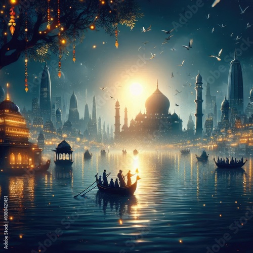 Sharad Purnima background image photo