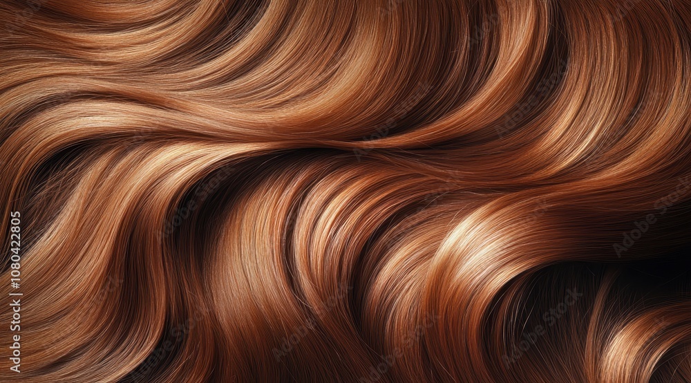 A close-up view of shiny, wavy brown hair, showcasing rich textures and colors that highlight its natural beauty. A close-up view of shiny, wavy brown hair, showcasing rich textures and colors that highlight its natural beauty.
