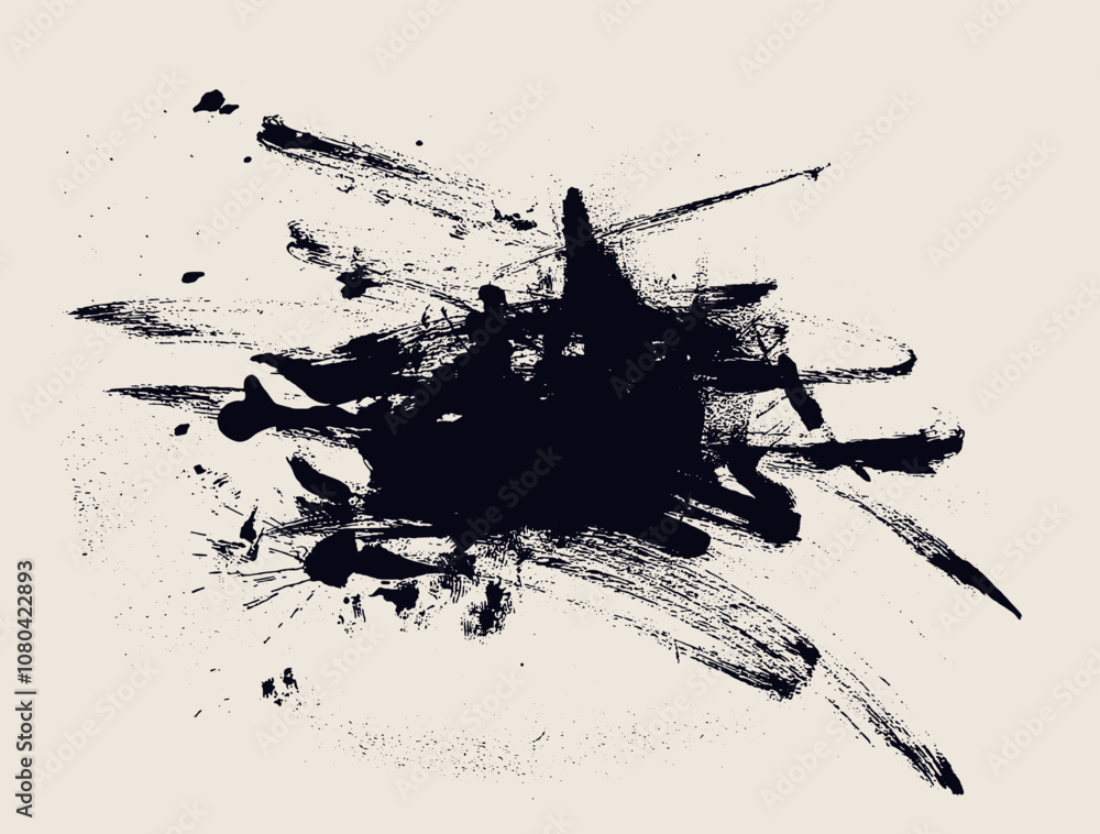 Bold distressed style typography brush stroke sign design. Grunge spiral brush stroke black with spray texture for text. Vector hand drawn distress damaged edge vintage banner with spiral bold line. Bold distressed style typography brush stroke sign design. Grunge spiral brush stroke black with spray texture for text. Vector hand drawn distress damaged edge vintage banner with spiral bold line.