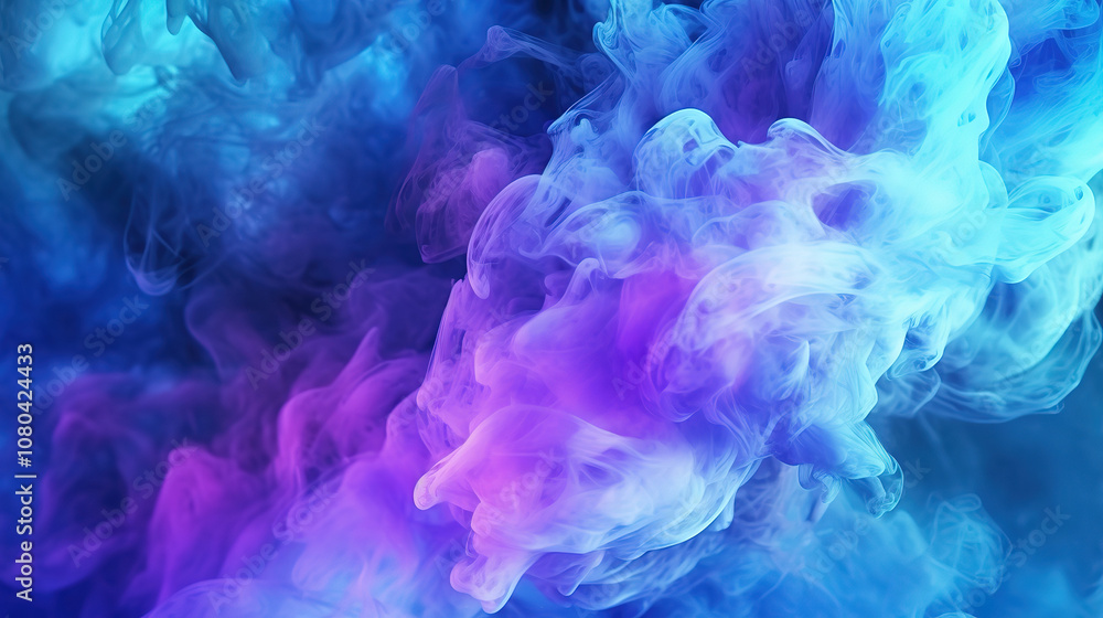 Outstanding smoke cloud of colored powder images Outstanding smoke cloud of colored powder images