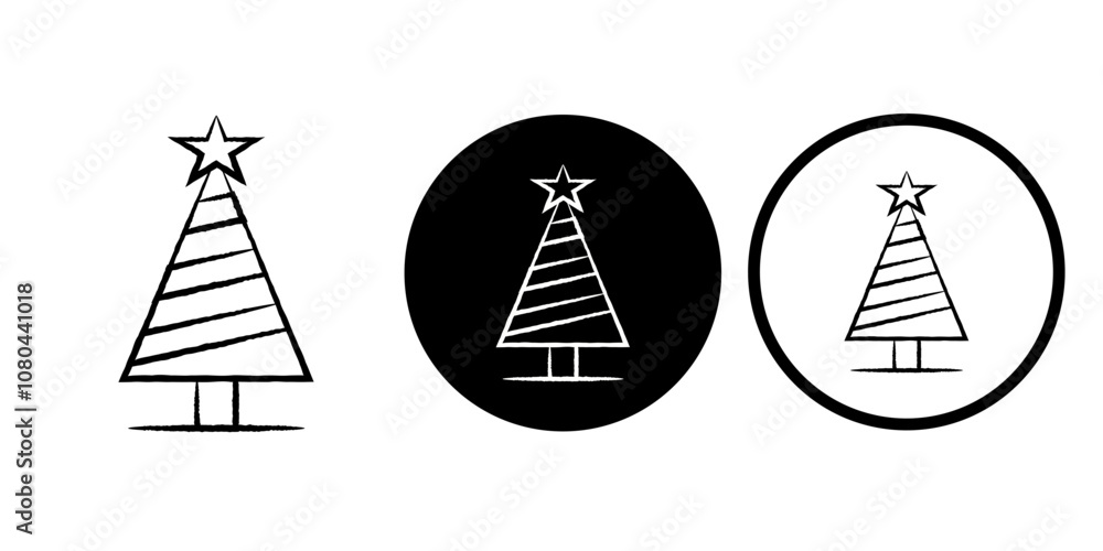 Christmas vectors icon set Christmas vectors icon set