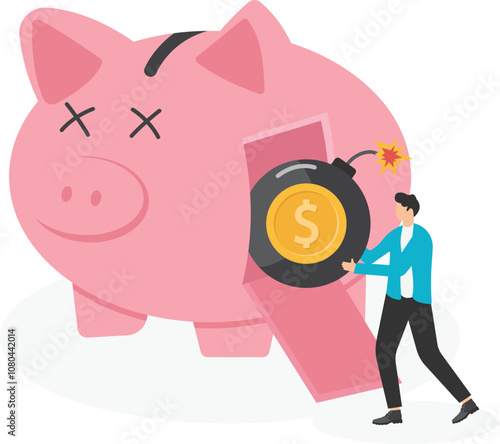 Dangerous risky investments, high risk high reward, financial risk control, risk management of wealth,

