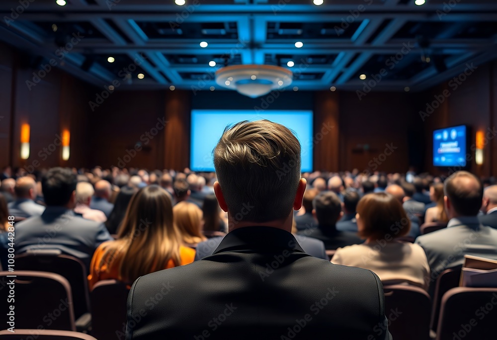 Conference Audience View Business Meeting Seminar Presentation Conference Audience View Business Meeting Seminar Presentation