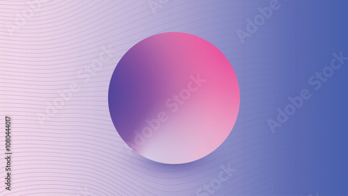 4K Modern trendy gradient abstract background, wavy and geometric elements  