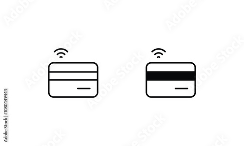 Room Keycard vector icon