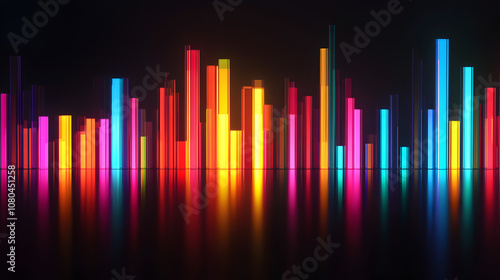 Finance trade manager analysing stock market indicators for best investment strategy, financial data and charts with business buildings in background