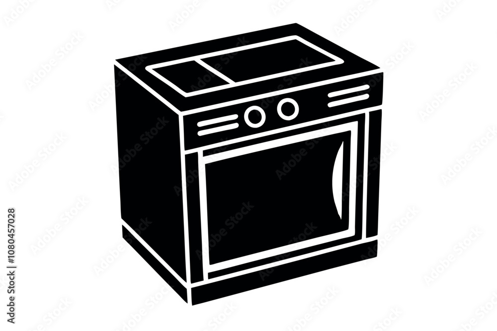 High-Quality Dishwasher Vector Art Illustration High-Quality Dishwasher Vector Art Illustration