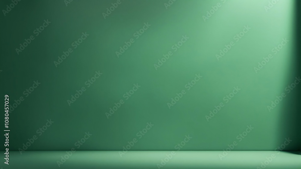Light on wall. Minimalistic background. Wallpaper. Overlay mockup effect. Clean and minimalistic aesthetic. Natural lights effect. Shadow drop and rays of light on green wall. Light on wall. Minimalistic background. Wallpaper. Overlay mockup effect. Clean and minimalistic aesthetic. Natural lights effect. Shadow drop and rays of light on green wall.