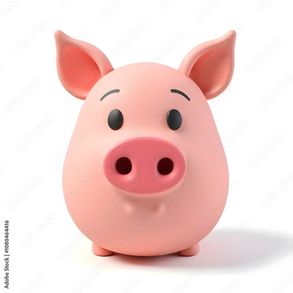 Cute Cartoon Piggy Figure Cute Cartoon Piggy Figure