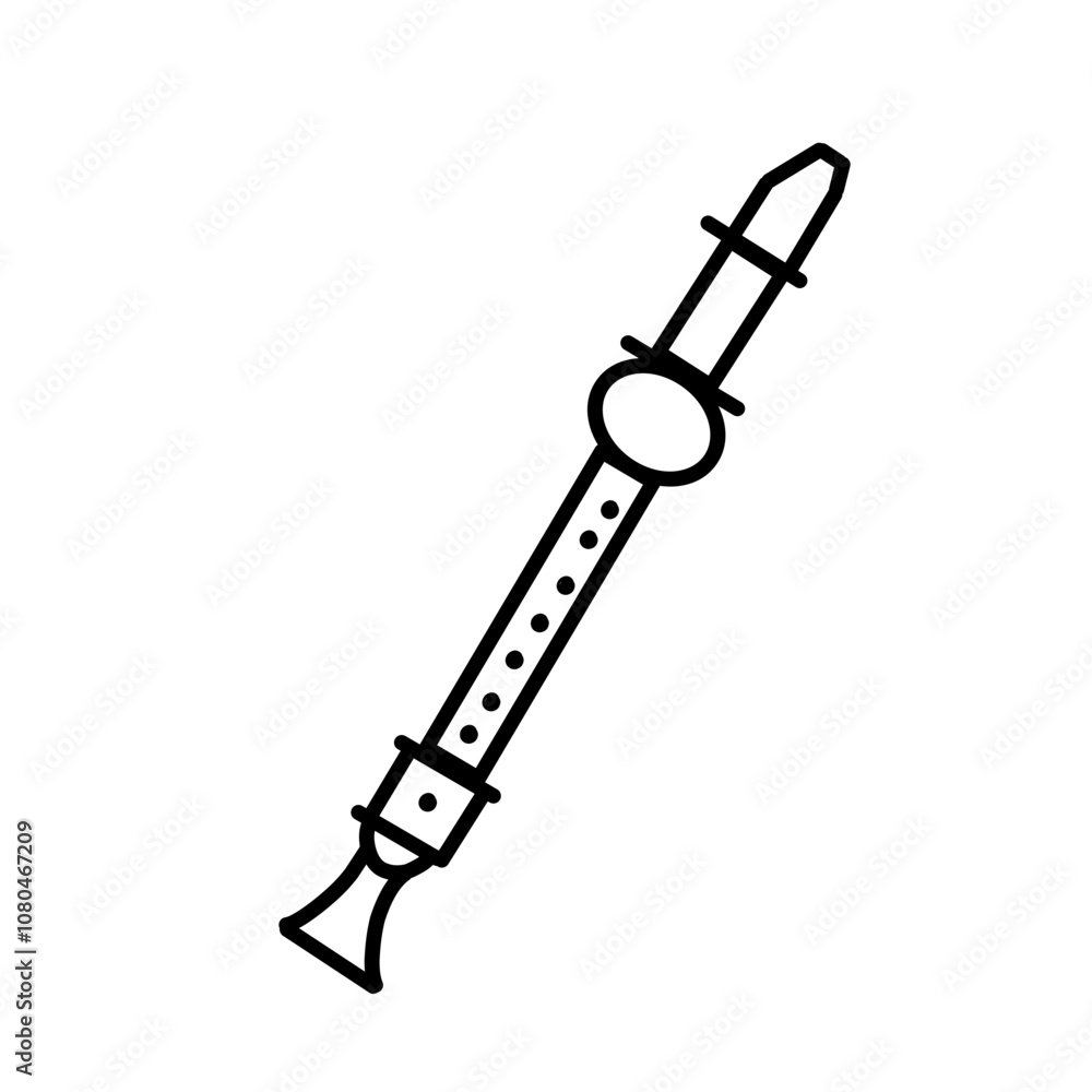 Musical instruments sketch illustration Musical instruments sketch illustration