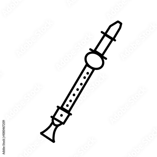 Musical instruments sketch illustration
