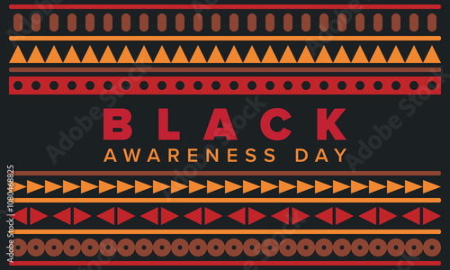 Black Awareness Day. Holiday in Brazil. Afro Brazilians. Celebrate awareness by the black community in November. African and brazilian culture. Black history art. Vector illustration