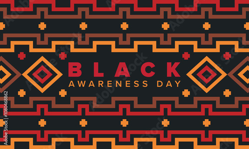 Black Awareness Day. Holiday in Brazil. Afro Brazilians. Celebrate awareness by the black community in November. African and brazilian culture. Black history art. Vector illustration