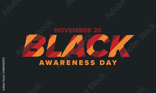 Black Awareness Day. Holiday in Brazil. Afro Brazilians. Celebrate awareness by the black community in November. African and brazilian culture. Black history art. Vector illustration