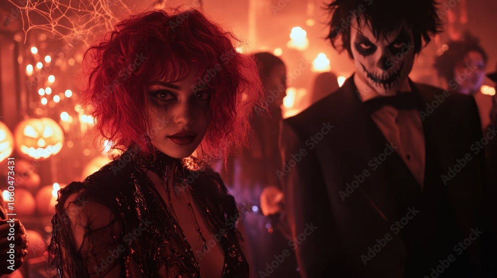 The Halloween Costume Party Scene The Halloween Costume Party Scene