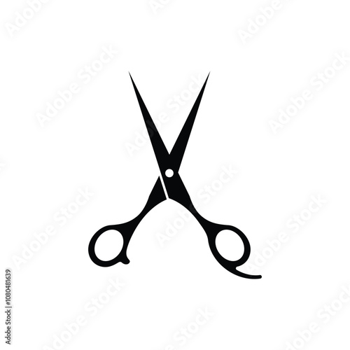 scissor icon vector logo design template