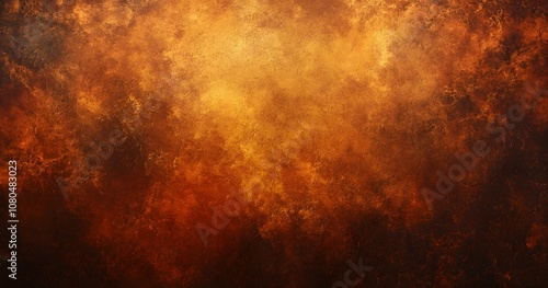 Dark orange and brown smoky background, with a hazy, abstract texture. ultra-high definition photograph