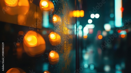 The Glowing City at Night