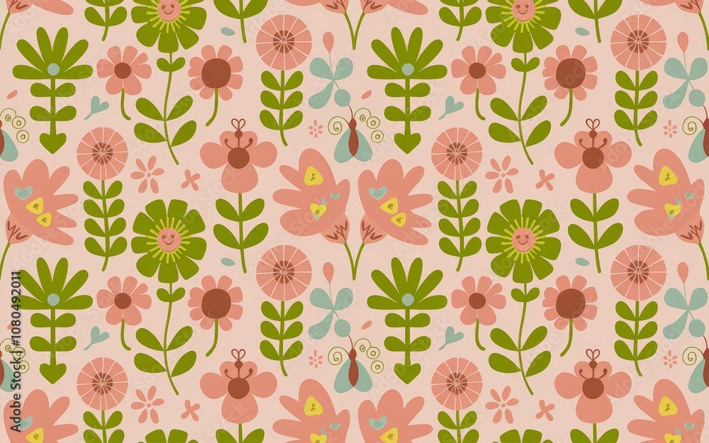 seamless pattern with flowers pattern seamless pattern with flowers pattern