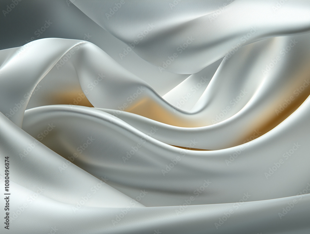 Obraz premium a close up of a smooth, silky, clean, photo real, floating, visible fibre texture