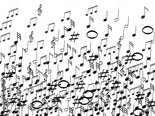 music notes background
