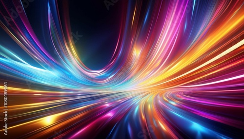 abstract colorful light reflections for creative design and inspiration