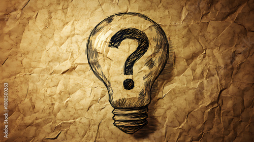 Éclairage de lesprit : Recherchez léclairage créatif à lintérieur du papier mâché avec une question énigmatique pour stimuler la pensée et résoudre les problèmes