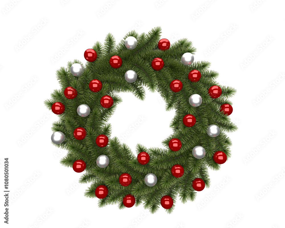 Christmas Wreath on transparent alpha channel background for easy drag and drop use! Christmas Wreath on transparent alpha channel background for easy drag and drop use!