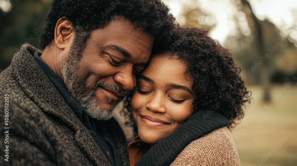 Father and Daughter Embrace Celebrating Love and Connection in Nature's Embrace Father and Daughter Embrace Celebrating Love and Connection in Nature's Embrace