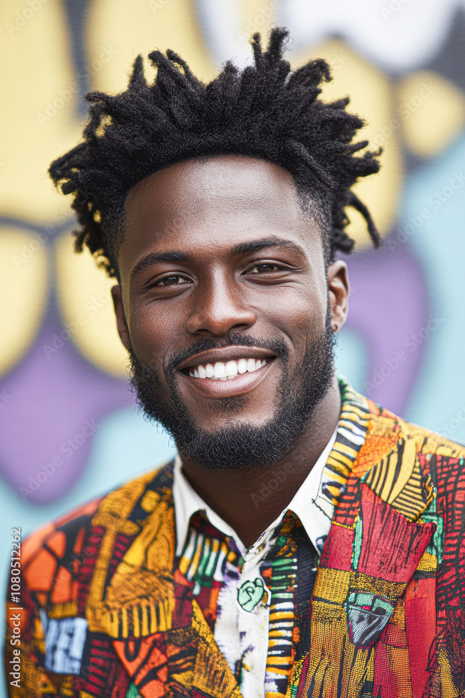 Embrace Vibrant Style A Confident Man Showcases Bold Fashion Choices in Urban Setting Embrace Vibrant Style A Confident Man Showcases Bold Fashion Choices in Urban Setting
