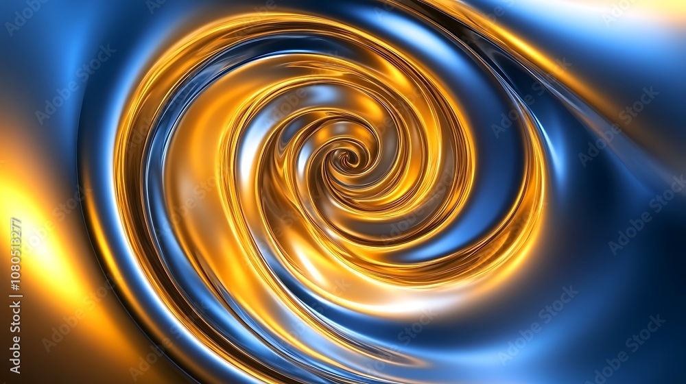 A swirling abstract design featuring vibrant blue and gold tones, creating a dynamic and fluid visual effect. A swirling abstract design featuring vibrant blue and gold tones, creating a dynamic and fluid visual effect.