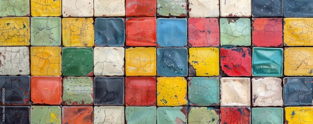 Multicolored mosaic tile texture background. Multicolored mosaic tile texture background.