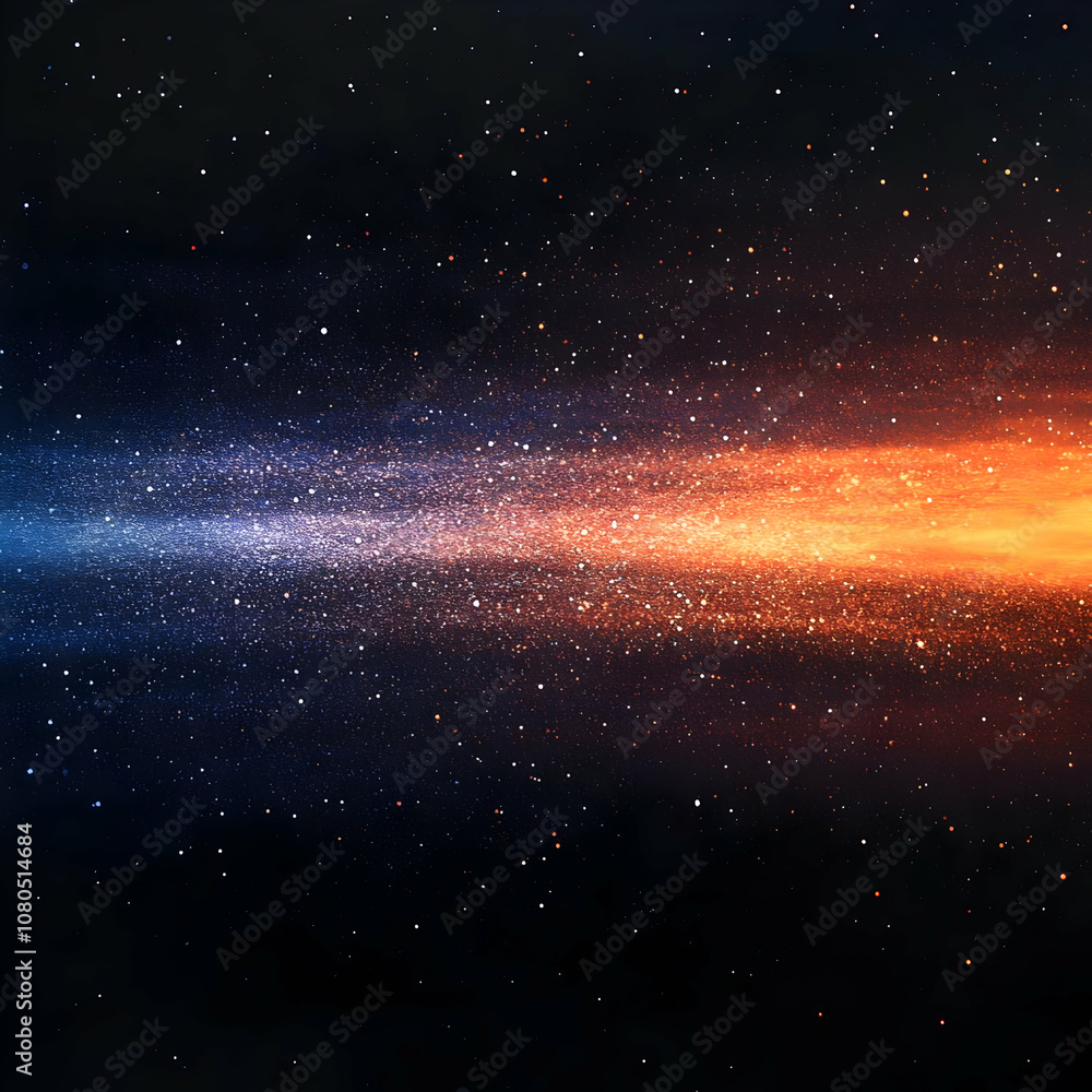 Fototapeta premium Abstract Background - Cosmic Dust and Starry Night