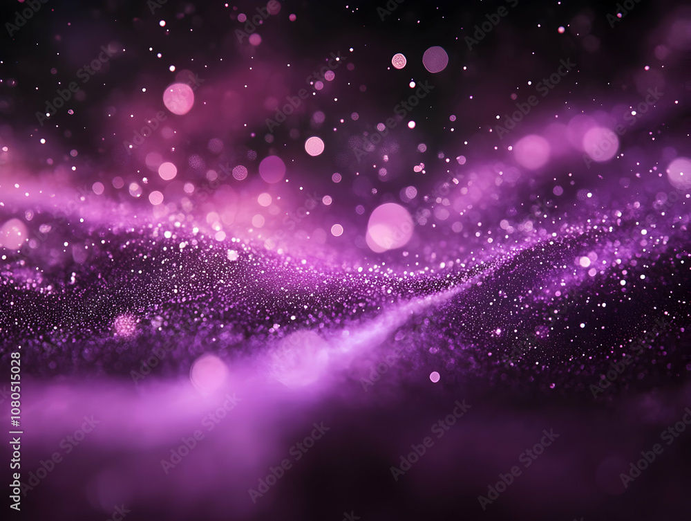 Abstract Background - Purple Glitter Bokeh Lights Texture Abstract Background - Purple Glitter Bokeh Lights Texture