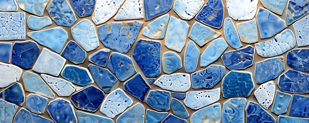 Patterned ceramic mosaic texture background. Patterned ceramic mosaic texture background.
