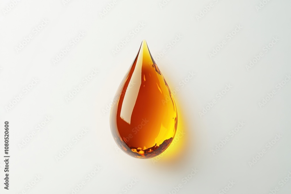 Detailed View of Omega-3 Oil Droplet on Clean Surface for Health and Nutrition Insights Detailed View of Omega-3 Oil Droplet on Clean Surface for Health and Nutrition Insights