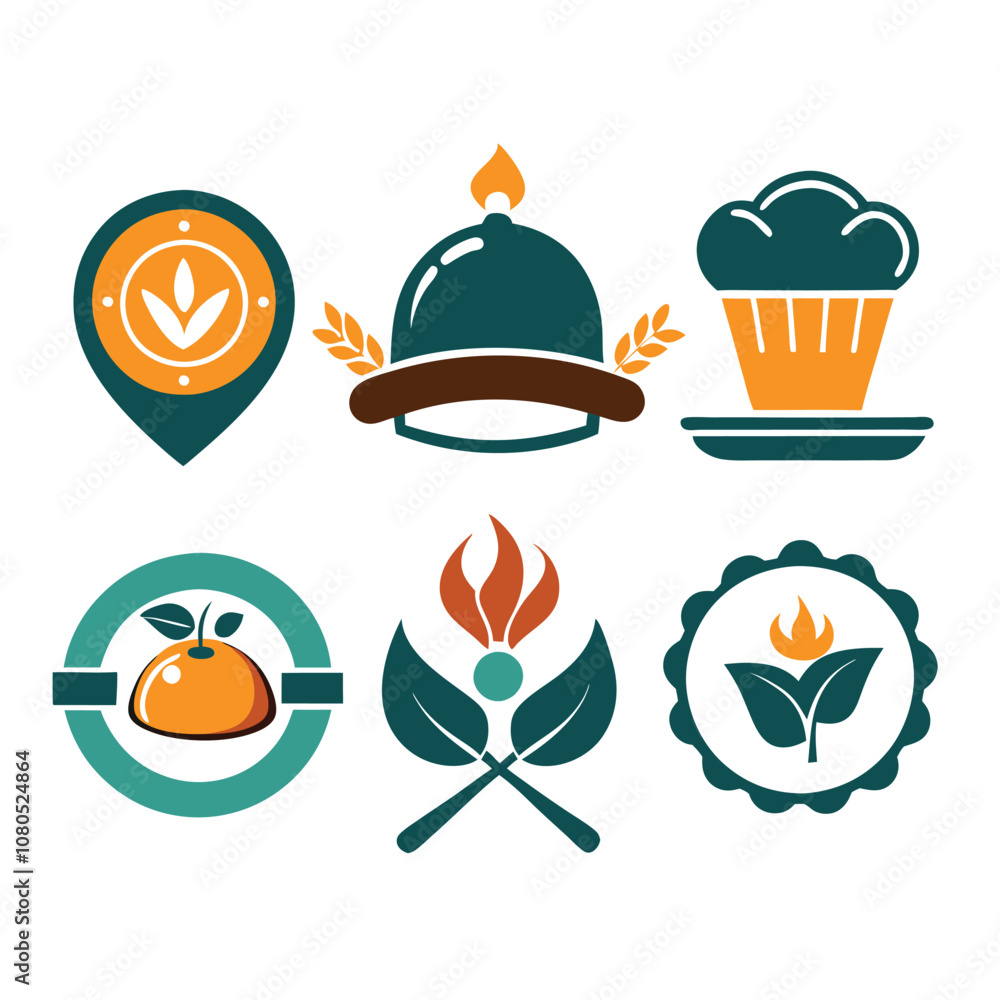 Unique Food Branding Logo Concepts for Restaurants and Cafes Unique Food Branding Logo Concepts for Restaurants and Cafes