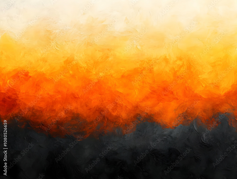 Fototapeta premium Abstract Background Orange Black White Gradient Texture