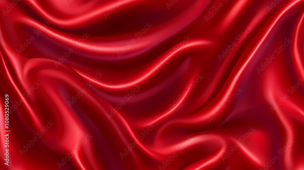 Vibrant red silk fabric background with luxurious sheen, red, silk, fabric, background, texture, vibrant, luxurious, material. Opulent. Illustration Vibrant red silk fabric background with luxurious sheen, red, silk, fabric, background, texture, vibrant, luxurious, material. Opulent. Illustration