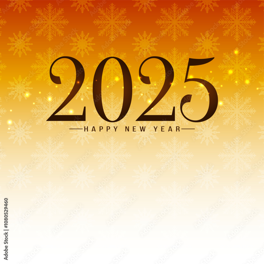 Modern Happy New year 2025 elegant greeting card Modern Happy New year 2025 elegant greeting card
