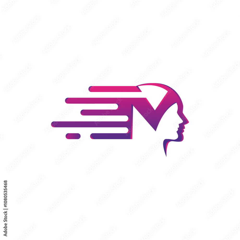 M letter with Human Brain Technology idea Logo
design M letter with Human Brain Technology idea Logo
design