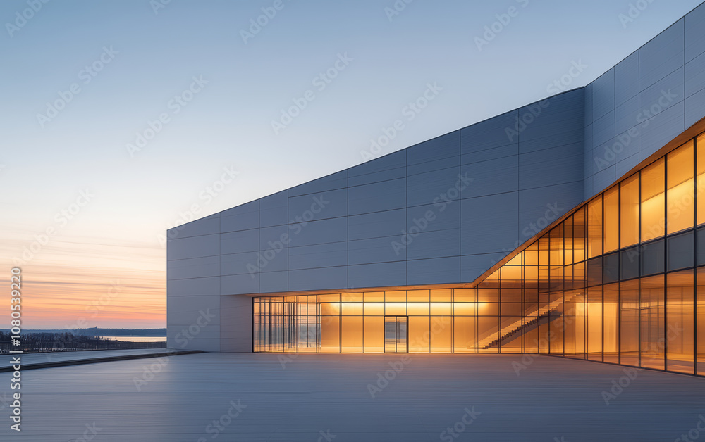 Minimalist modern art building space structure
Minimalist modern art building space structure
