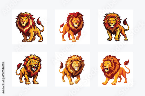 lion icon photo