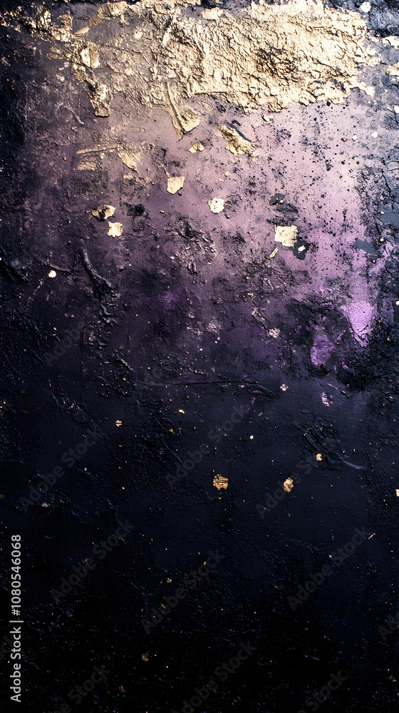 Abstract Background Texture Purple Black Gold Gradient Abstract Background Texture Purple Black Gold Gradient