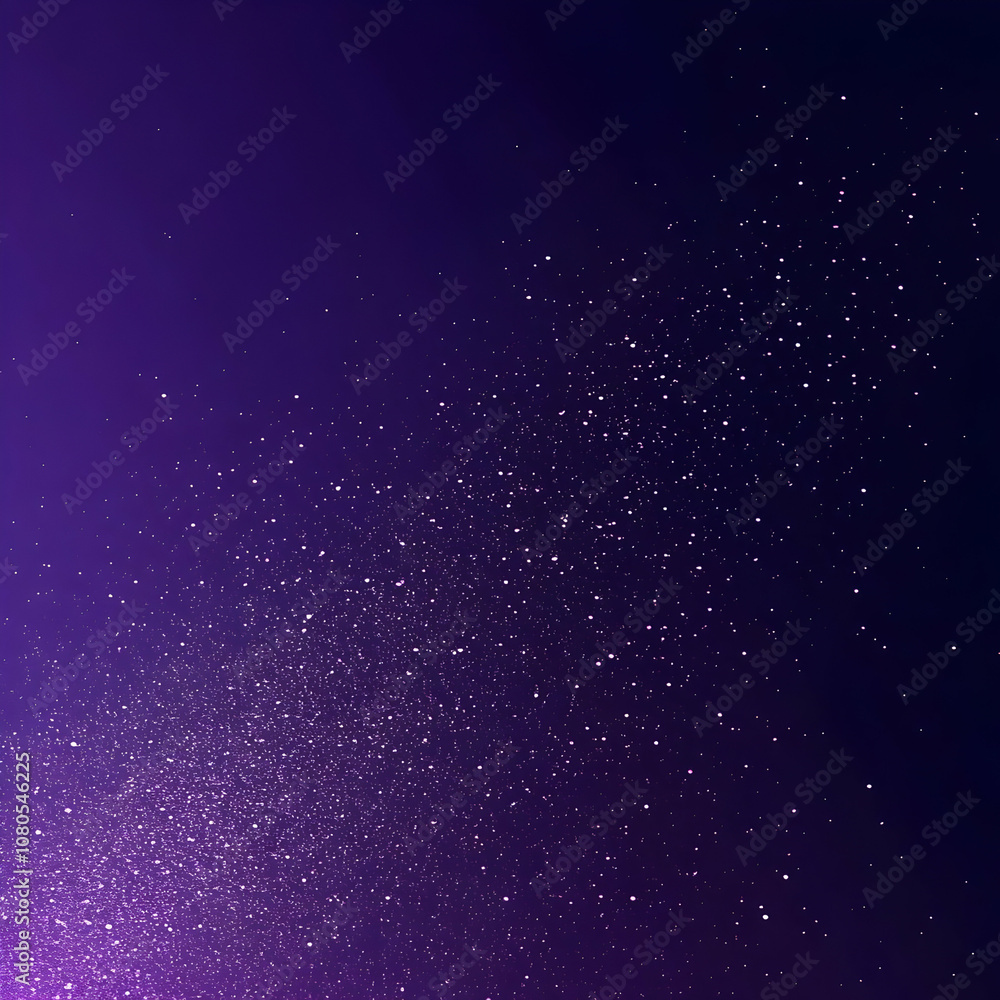 Fototapeta premium Abstract Background Purple Night Sky Stars Glitter Sparkle Dust