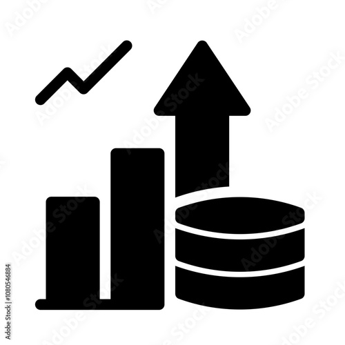 Icon Profit With Style Glyph
