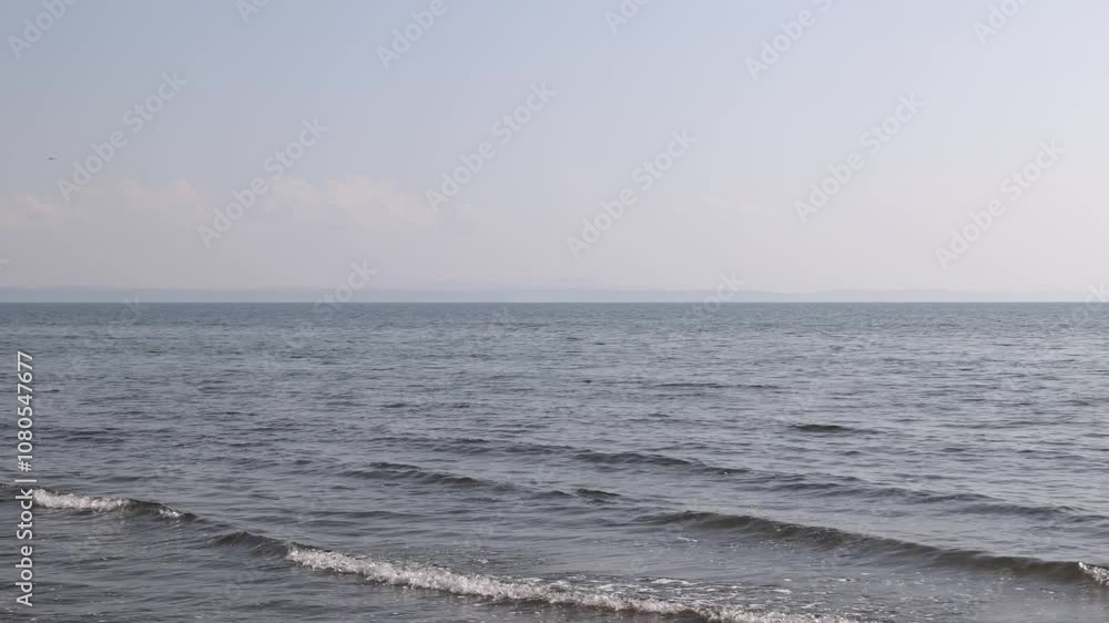 Blue sea in fine weather. Relaxing seascape. Nature background Blue sea in fine weather. Relaxing seascape. Nature background